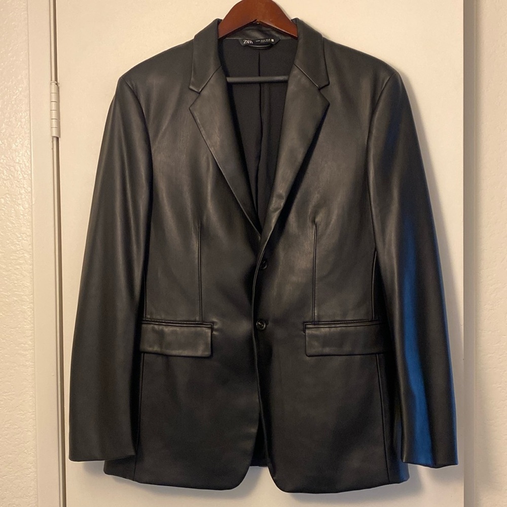 New Faux Leather Jacket without the tags